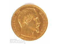 France 20 Francs 1856 Napoleon III Gold