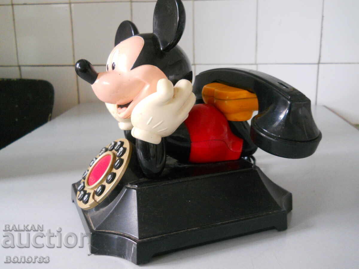 Auction  Vintage "Mickey Mouse" Desk Phone