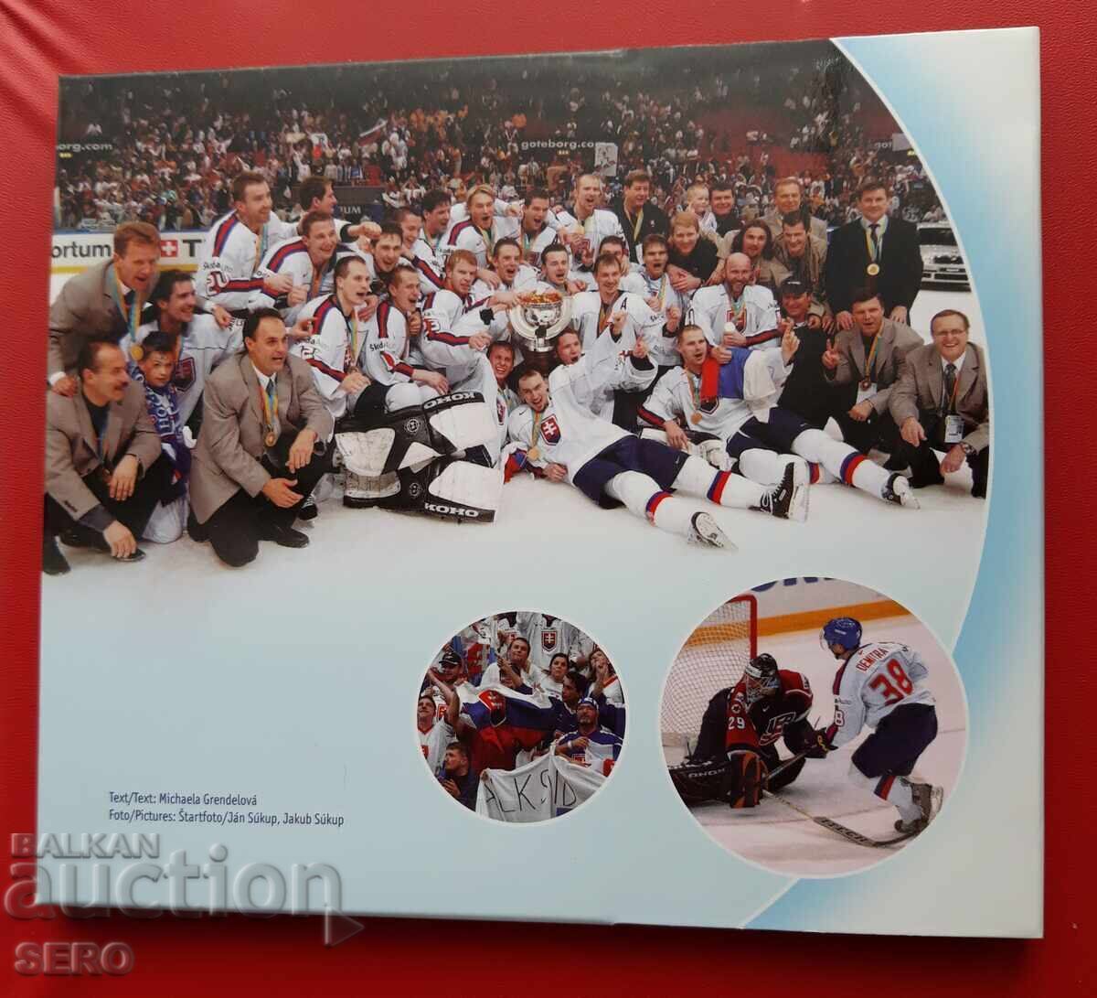 Slovakia - SET 2011 - 8 Euro coins and medal - World Ice Hockey Championship - 7