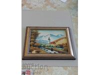 Tablou peisaj pictat