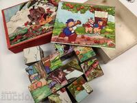 Social Children's Cubes with Pictures Children's Board Game Puzzle Type