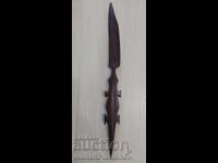 Sculptură din lemn masiv pentru cunoscători 45cm