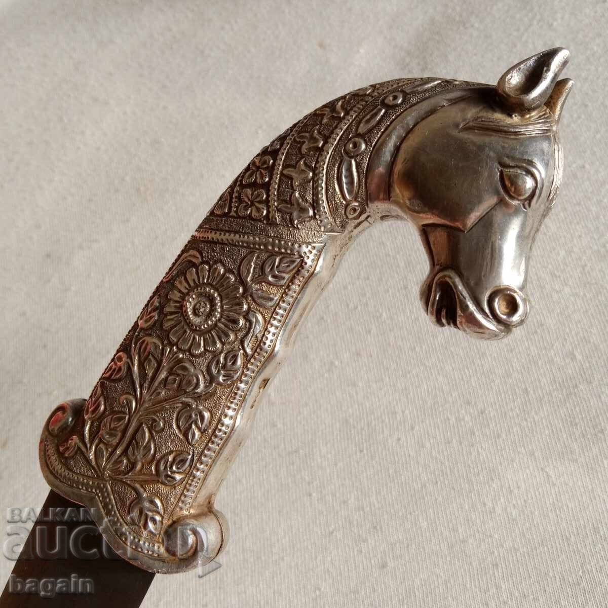 Моголски ханджар, кама, кинжал. - 6