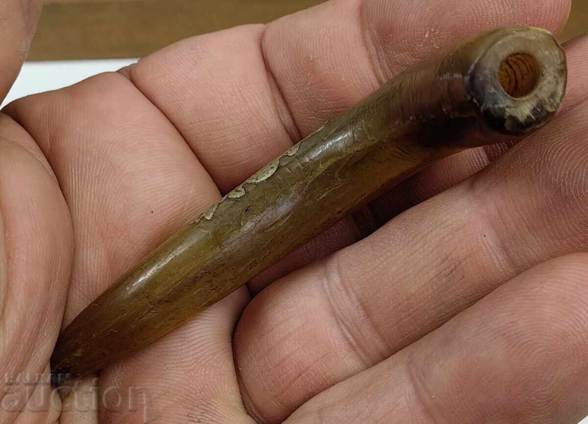 Δημοπρασία Πάνω από 100 ετών λαβή από κόκαλο ομπρέλα μπαστούνι μπαστούνι κόκαλο