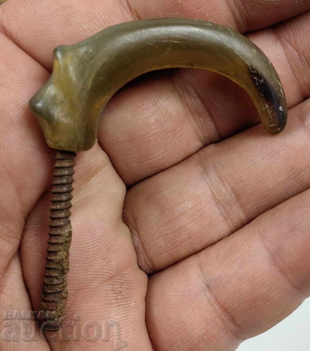 НАД 100-ГОДИШНА КОКАЛЕНА ДРЪЖКА ЧАДЪР БАСТУНЧЕ БАСТУН КОКАЛ с цена € 5.00 | 9.78 лв.