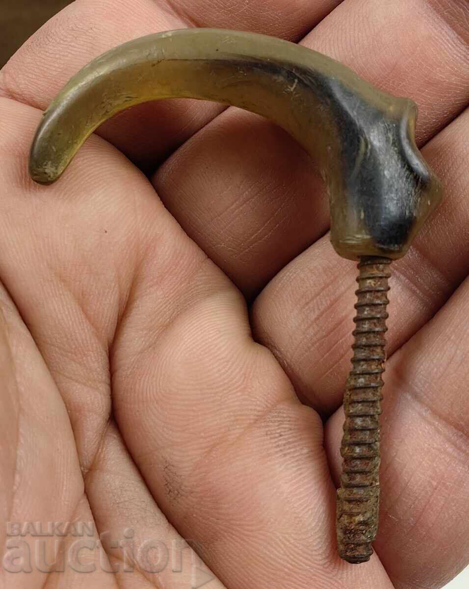 Доставка на НАД 100-ГОДИШНА КОКАЛЕНА ДРЪЖКА ЧАДЪР БАСТУНЧЕ БАСТУН КОКАЛ