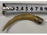 OVER 100-YEAR-OLD BONE HANDLE UMBRELLA CANE WALKING STICK BONE