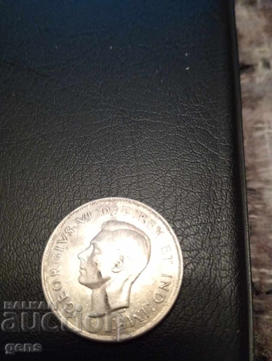 Канада 50 цента 1945 с цена € 25.00 | 48.90 лв.