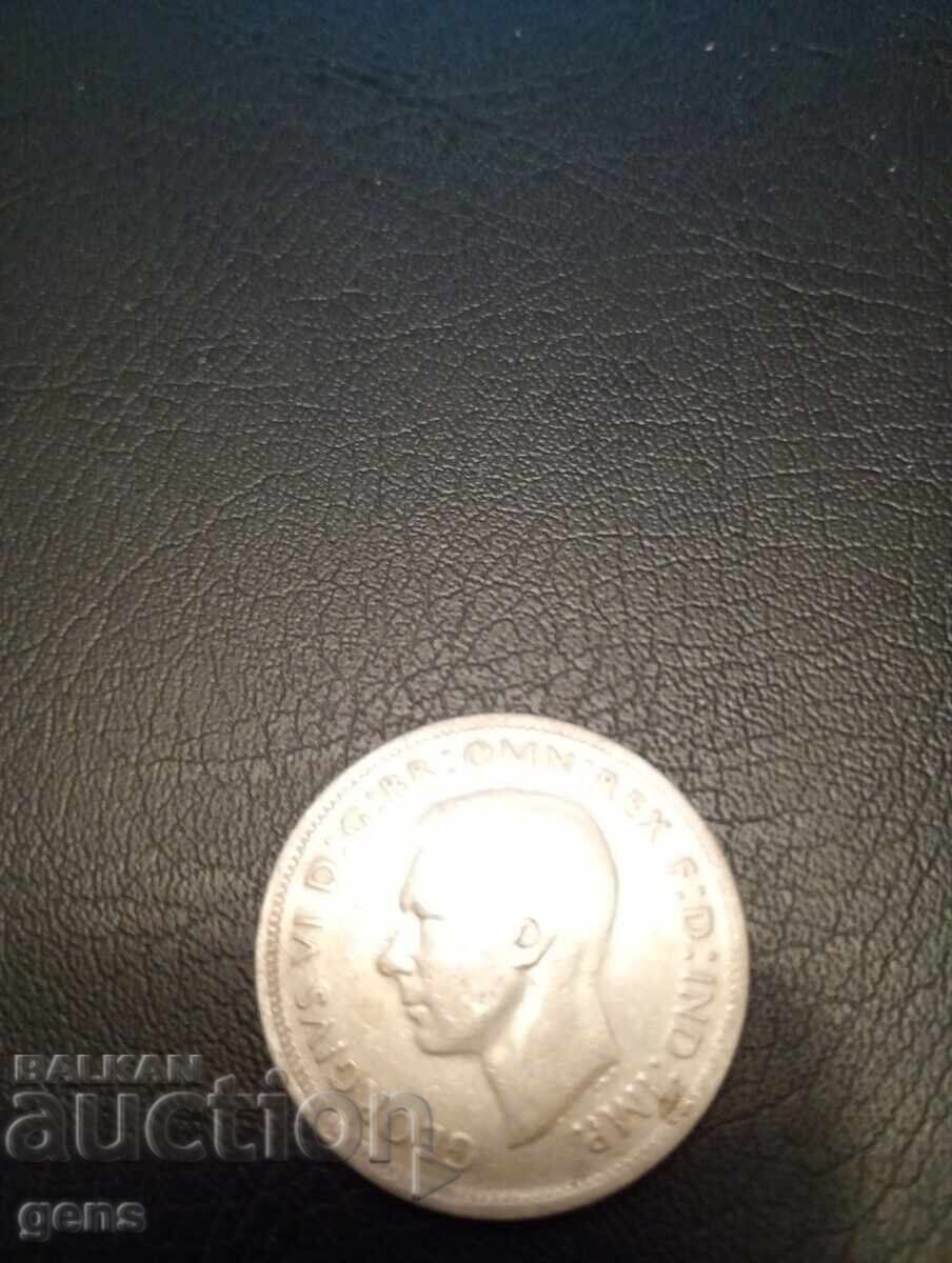 1 Флорин 1947 Австралия с цена € 14.00 | 27.38 лв.