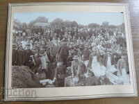 FOTO VECHE - CARTON - MARE - CONSTRUCȚIA BISERICII NOI?