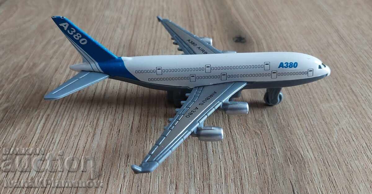 Toy airplane, metal, with mechanism for collectors Toy airplane, metal, with mechanism for collectors
