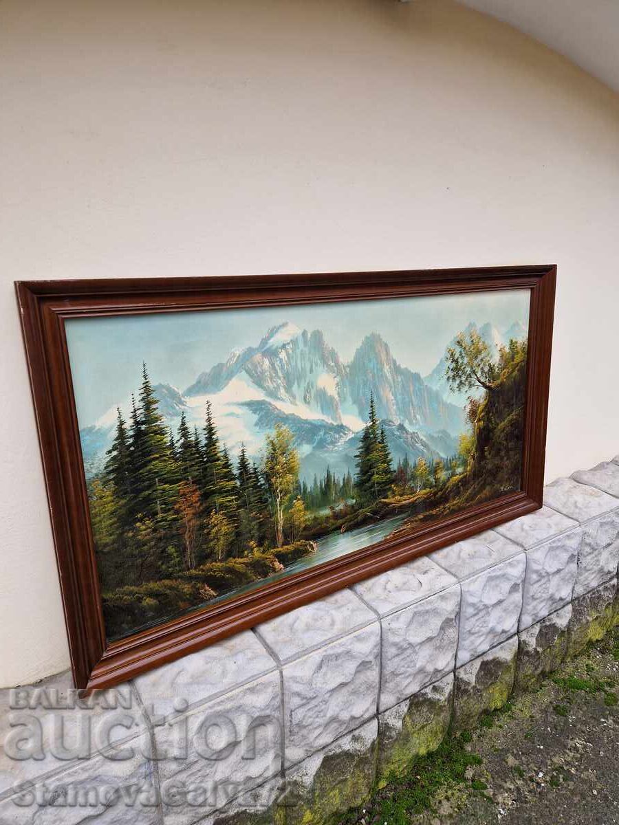 Delivery of Amazing huge master painting oil on canvas