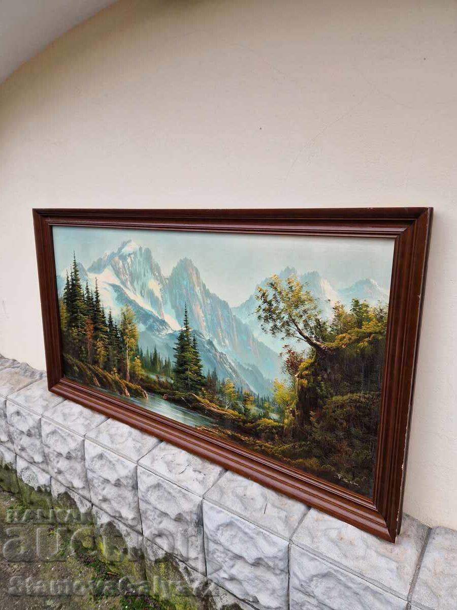 Amazing huge master painting oil on canvas - 5