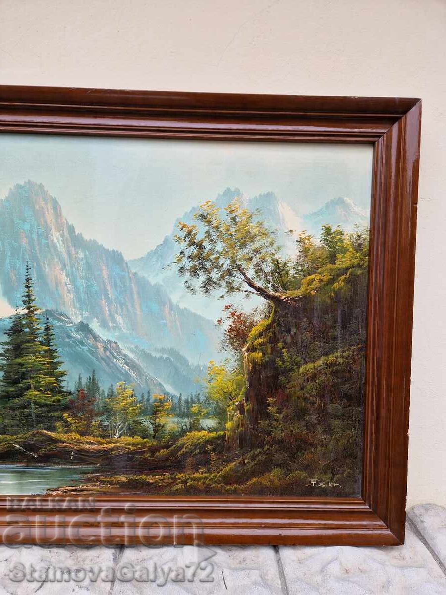 Amazing huge master painting oil on canvas - 6