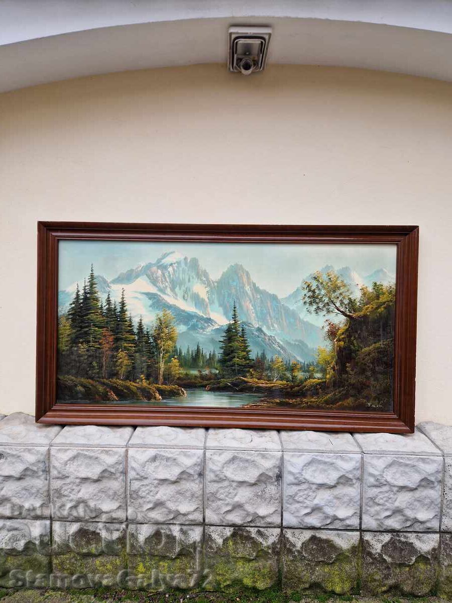 Amazing huge master painting oil on canvas