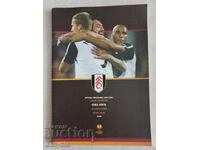 Program de meci - Fulham - CSKA 2009 - 2010