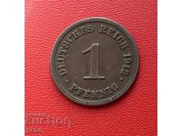 Germania-1 pfennig 1912 G-Karlsruhe