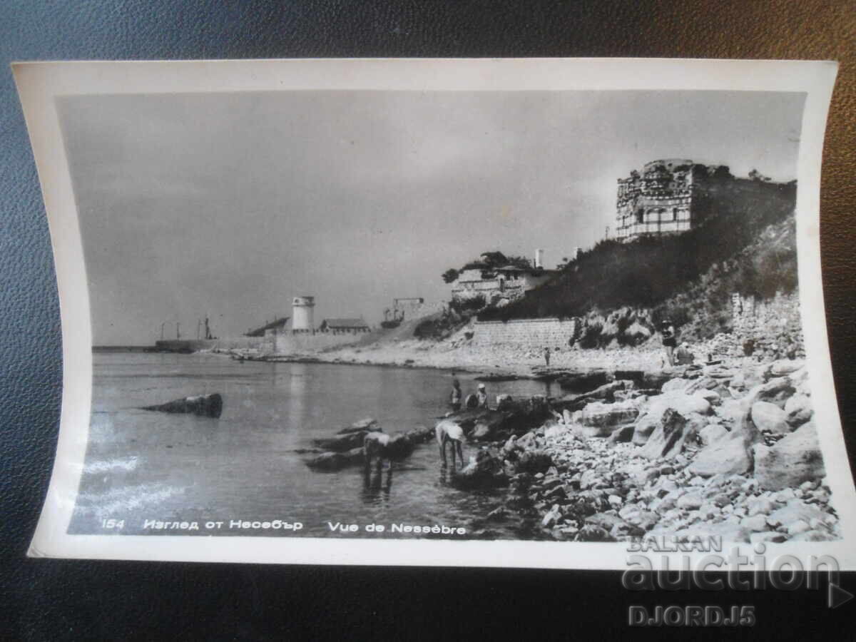 Θέα από Νεσέμπαρ, Παλιά καρτ ποστάλ Θέα από Νεσέμπαρ, Παλιά καρτ ποστάλ