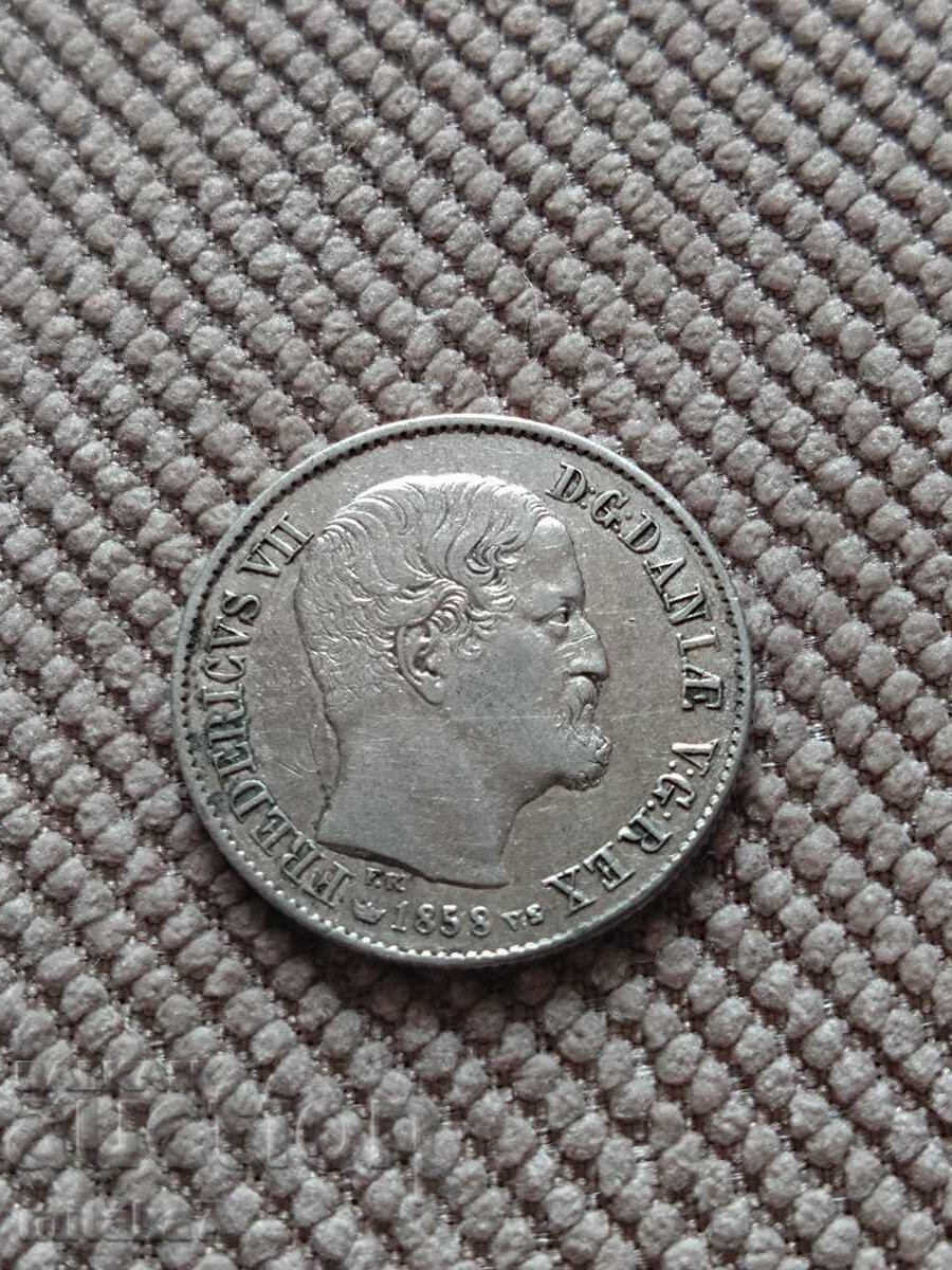 16 скилинг 1858 година, Дания