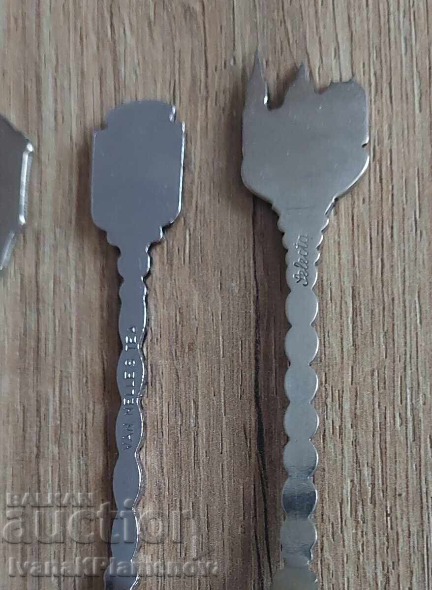 Spoons for collectors, 4 pieces - 6 Spoons for collectors, 4 pieces - 6