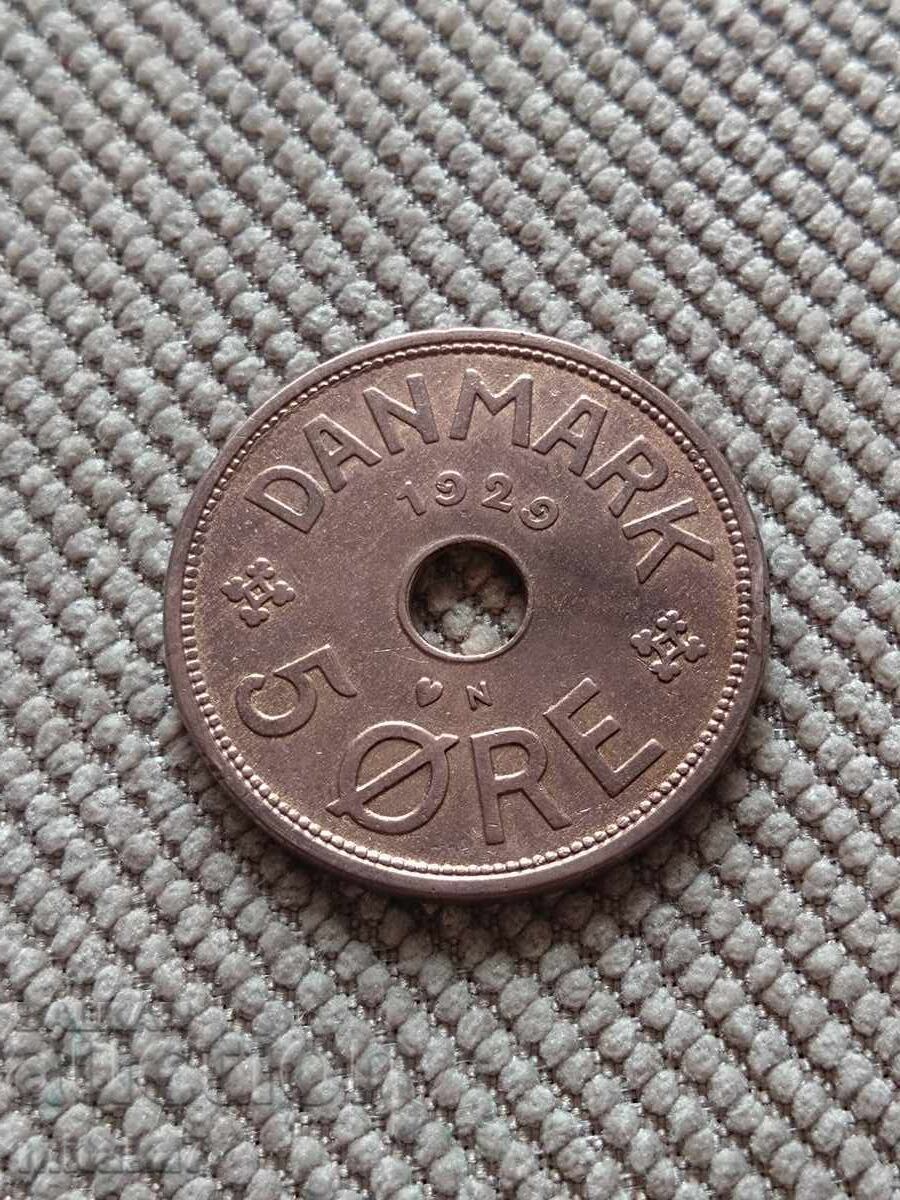 5 iore 1929, Danemarca