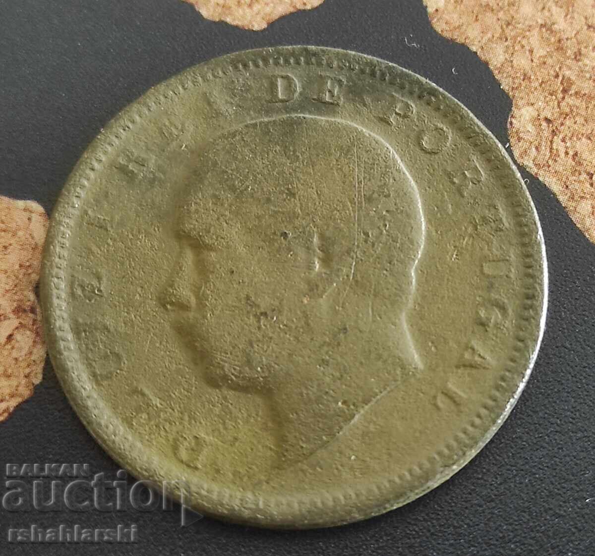 Livrarea Monedă Portugalia 20 reis [1883]