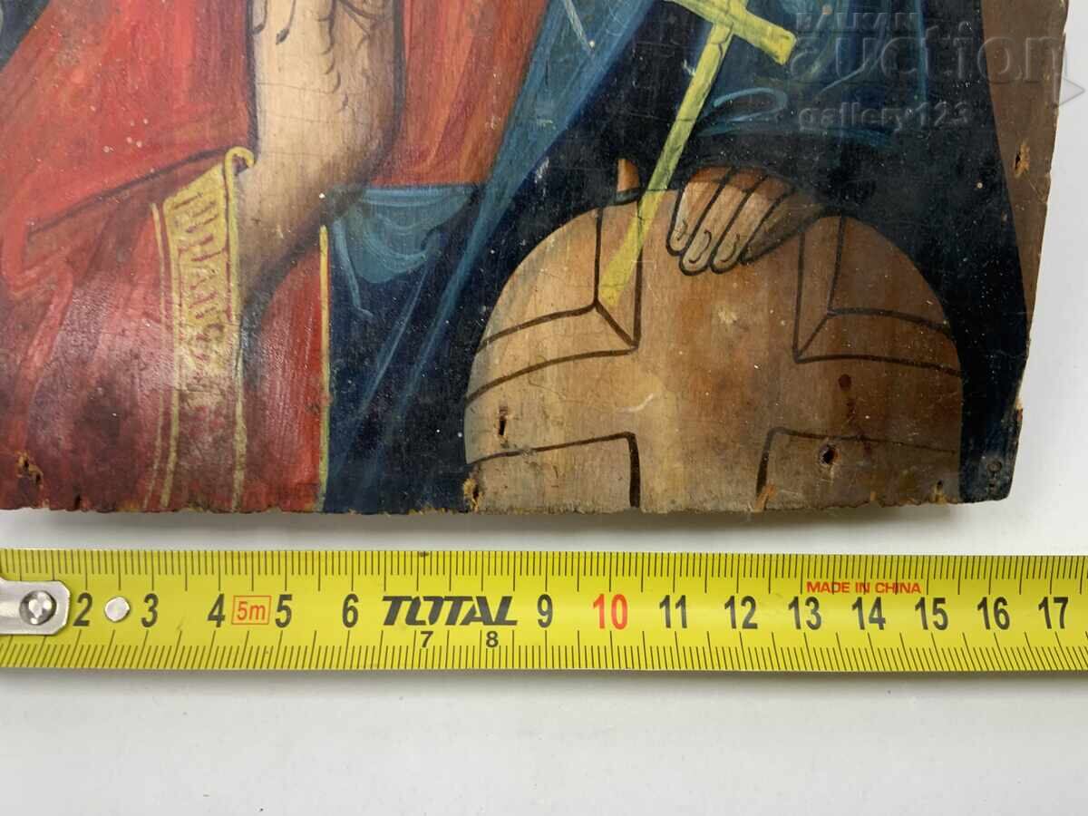 Παλιά ρωσική ζωγραφιστή εικόνα Ιησούς Χριστός - 5