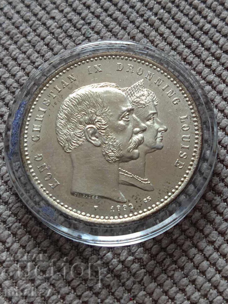 2 κορώνες 1892, Δανία