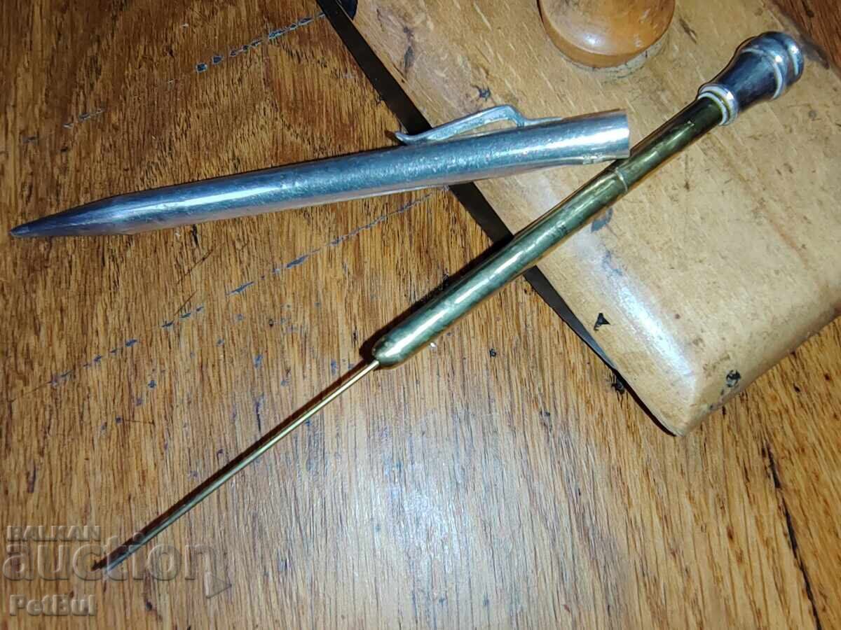 Livrarea Pix vechi de argint Pilot Silver Pencil