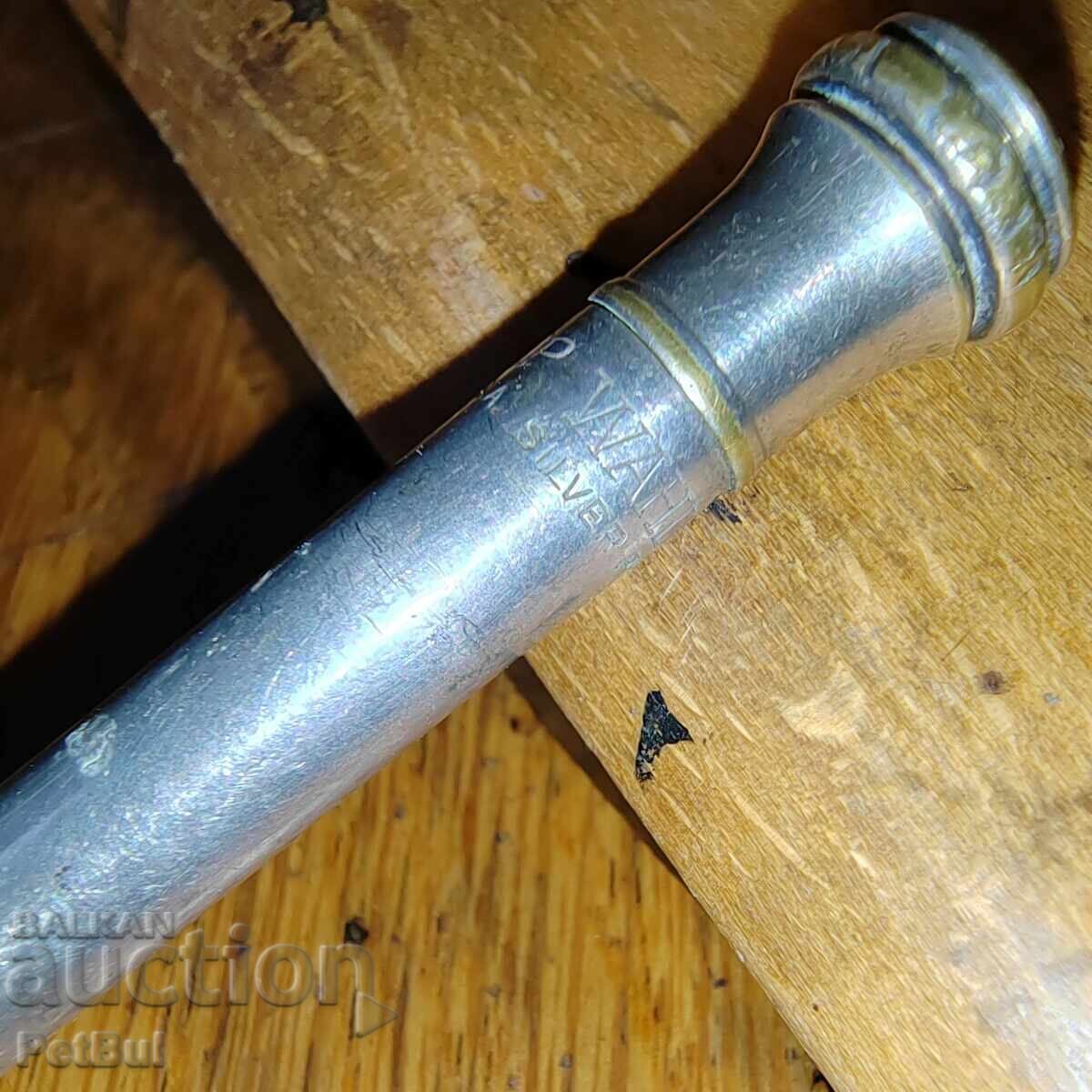 Small Antique Silver Plated WAHL Pencil - 7