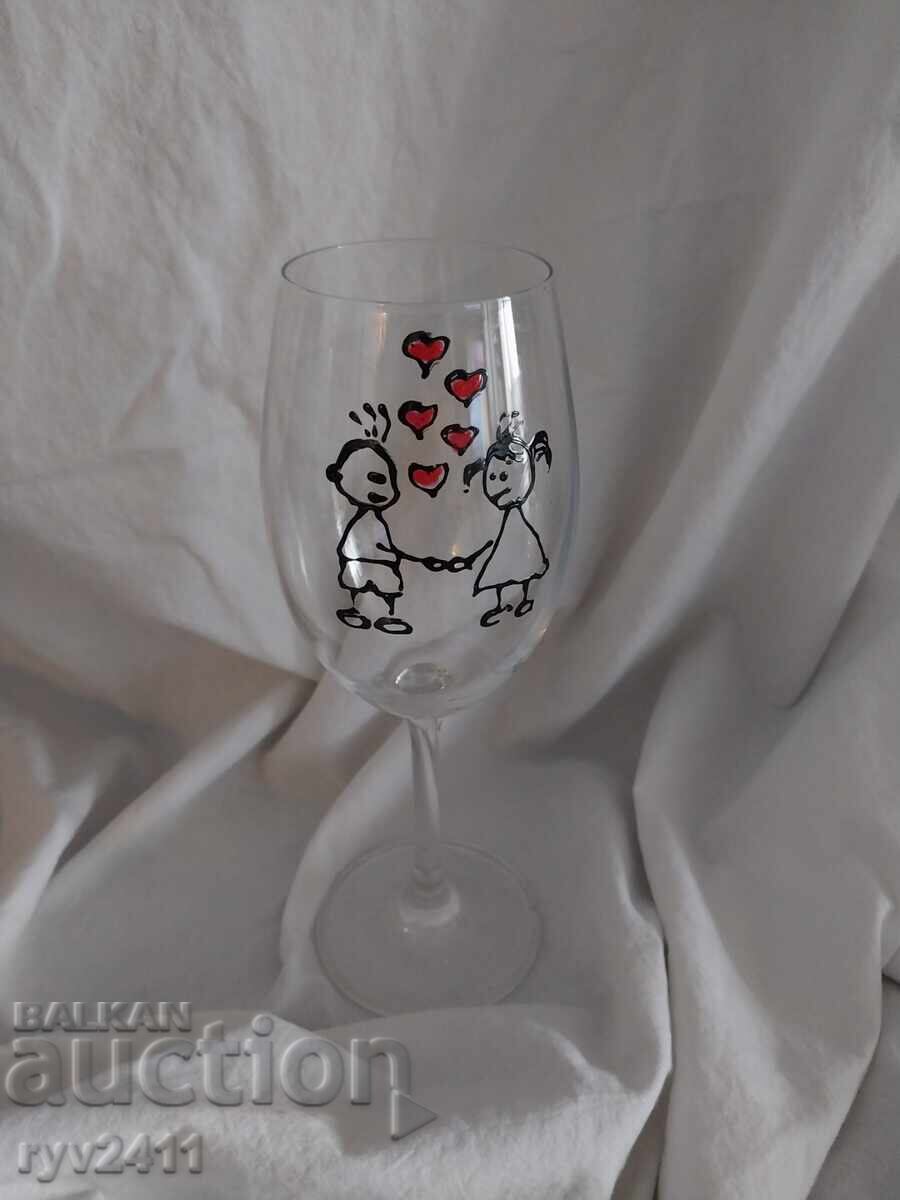 Δημοπρασία Χειροποίητες ζωγραφιστές κούπες κρασιού Εκείνη και Εκείνος ❤️ Δημοπρασία Χειροποίητες ζωγραφιστές κούπες κρασιού Εκείνη και Εκείνος ❤️