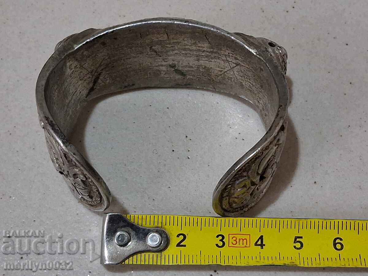 Bratara renascentista cu prastia, bijuterii, bijuterii din argint - 5 Bratara renascentista cu prastia, bijuterii, bijuterii din argint - 5