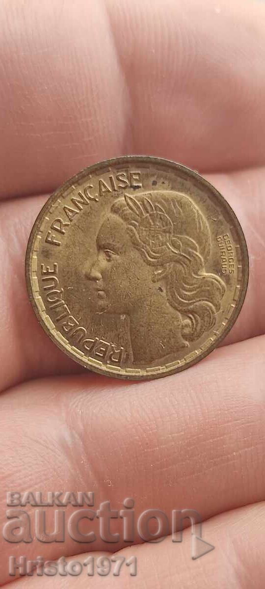 20 franci 1950 cu preț € 6.00 | 11.73 BGN