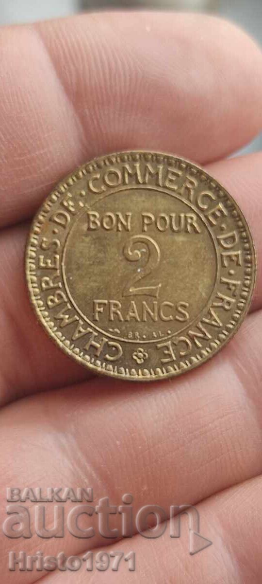2 franci 1921 2 franci 1921