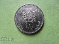 1/2 dirham 1987 g. Maroc