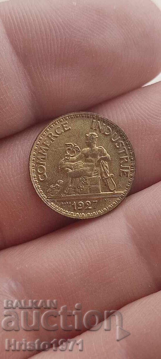 50 centimes 1927 with price € 10.00 | 19.56 BGN 50 centimes 1927 with price € 10.00 | 19.56 BGN
