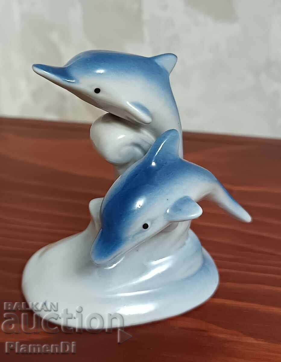Αντίκα πορσελάνινο ειδώλιο Δελφίνι με τιμή € 5.50 | 10.76 BGN Αντίκα πορσελάνινο ειδώλιο Δελφίνι με τιμή € 5.50 | 10.76 BGN