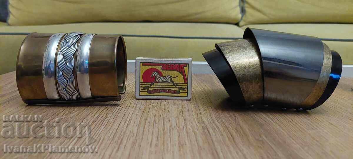 Brățări metalice, două bucăți - 6 Brățări metalice, două bucăți - 6