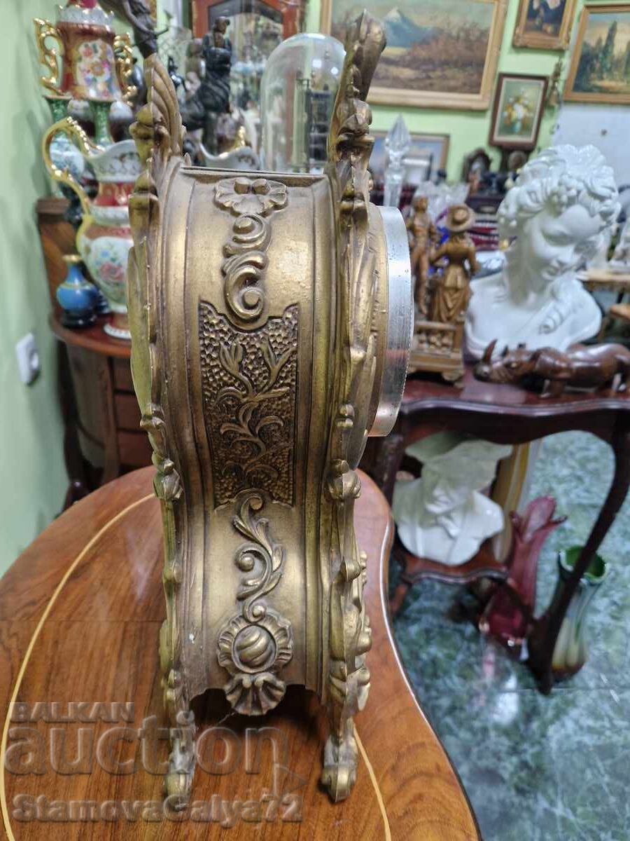 Ceas de șemineu antic francez superb - 6