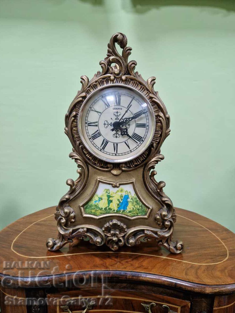 Ceas de șemineu antic francez superb