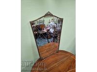 Wonderful antique English bronze mirror