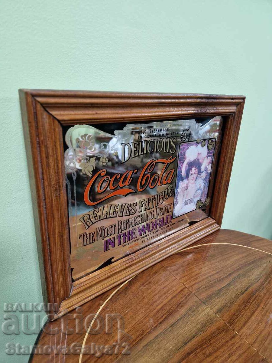 Unique, Rare Antique Coca-Cola Advertising Mirror with price € 88.00 | 172.11 BGN