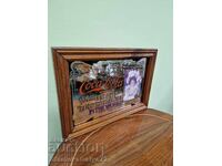 Σπάνιο, μοναδικό, αντίκα διαφημιστικό καθρέφτη Coca Cola