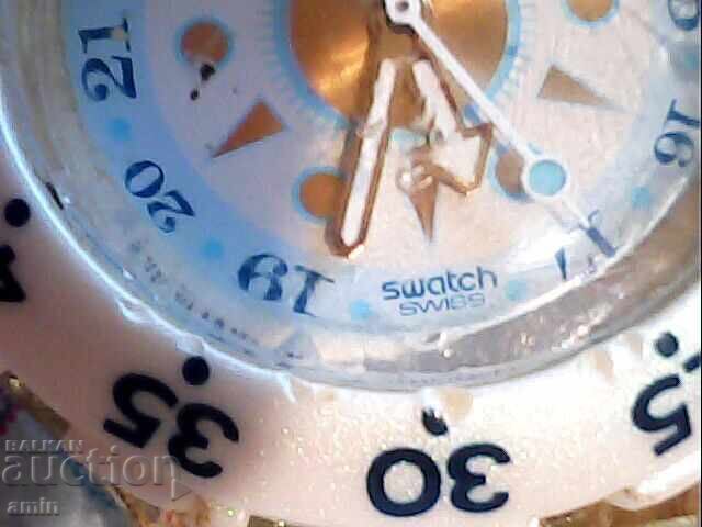 Beautiful Swatch watch, new battery, works perfectly with price € 30.00 | 58.67 BGN