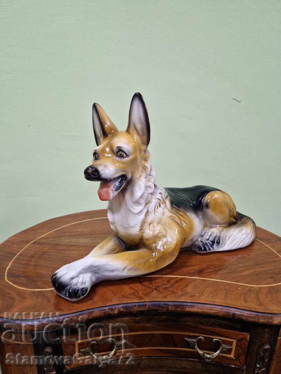 Livrarea Figurină statuetă ceramică germană antică superbă