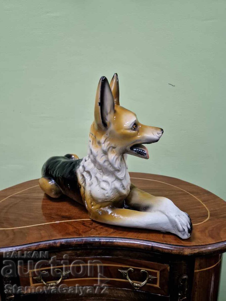Figurină statuetă ceramică germană antică superbă - 5