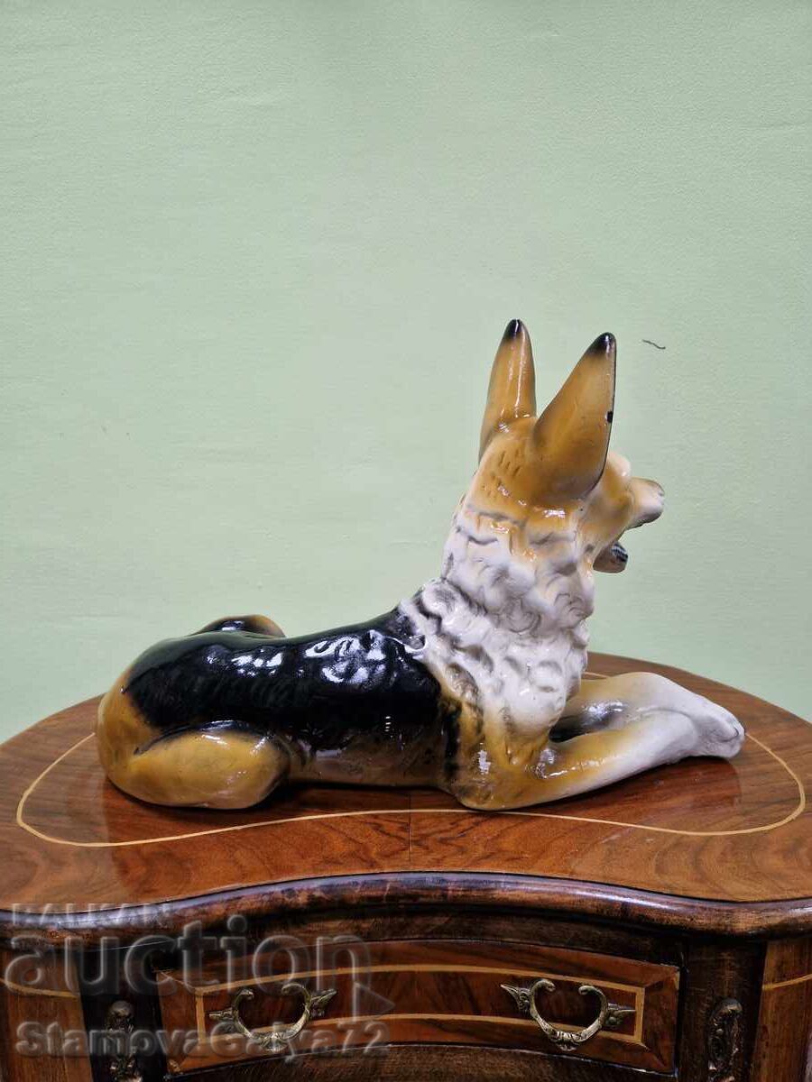 Figurină statuetă ceramică germană antică superbă - 6