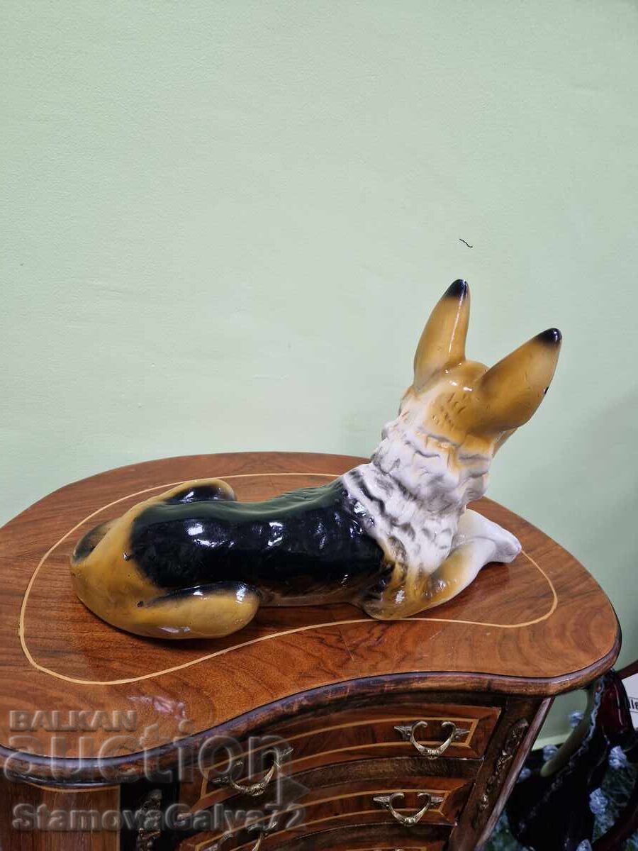 Figurină statuetă ceramică germană antică superbă - 7