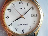 Παλαιό ρολόι Lorus, λειτουργεί, δεν έχει μπαταρία