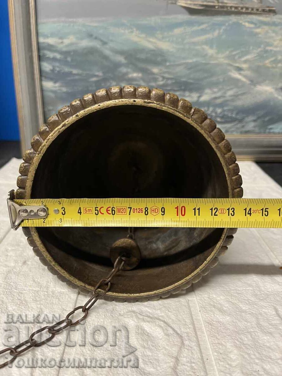 Παλιά, μπρούτζινη, εκκλησιαστική καμπάνα - 5